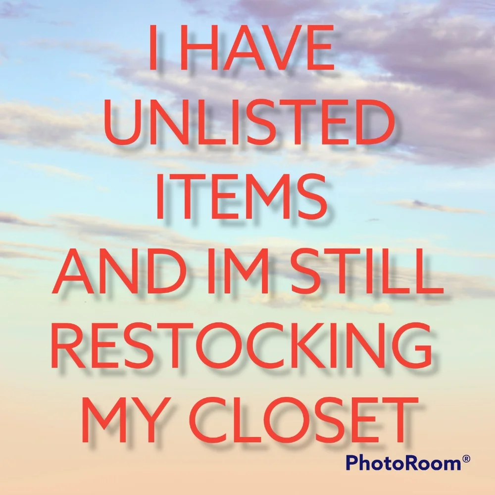 I'm STILL RESTOCKING MY CLOSET - Picture 1 of 1